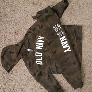 Old Navy Kids Camo Matching Set - Green and Black